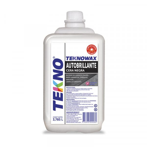 CERA AUTOBRILLANTE NEGRA x GALON TEKNO